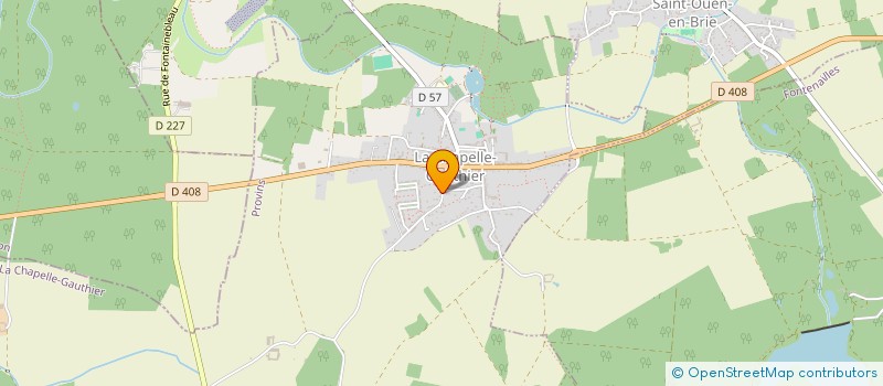 localisation de l'entreprise MADAME PAULINE GAFFET  LA CHAPELLE-GAUTHIER