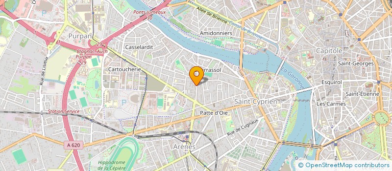 localisation de l'entreprise MADAME PAULINE GAGNE à TOULOUSE