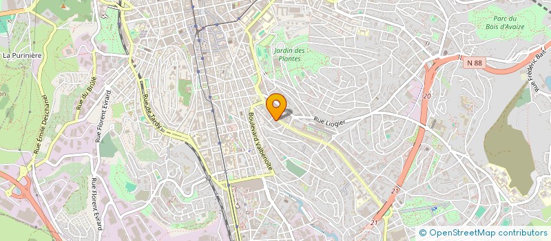 localisation de l'entreprise MADAME PAULINE GAGNIERE  L'ETRAT