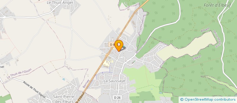 localisation de l'entreprise MADAME PAULINE GAILLARD  LA SAUSSAYE