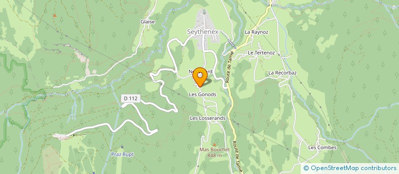 localisation de l'entreprise MADAME PAULINE GAILLARD  FAVERGES-SEYTHENEX