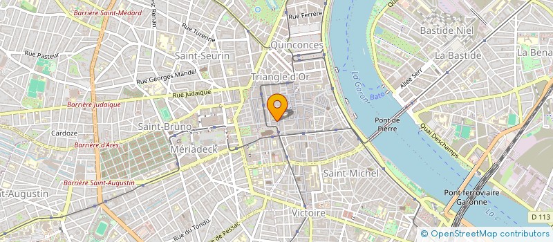 localisation de l'entreprise MADAME PAULINE GALLARD  BORDEAUX