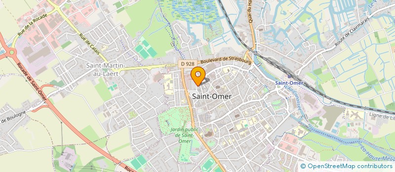 localisation de l'entreprise MADAME PAULINE GALLOIS  SAINT-OMER