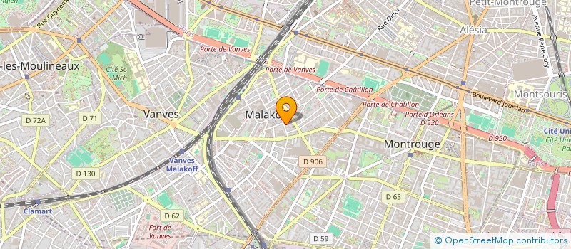 localisation de l'entreprise MADAME PAULINE GALLOT à MALAKOFF