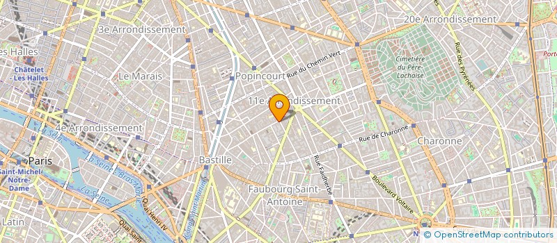 localisation de l'entreprise MADAME PAULINE GARCIA  PARIS