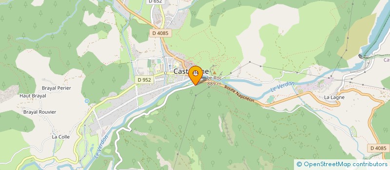 localisation de l'entreprise MADAME PAULINE GARCIA à CASTELLANE