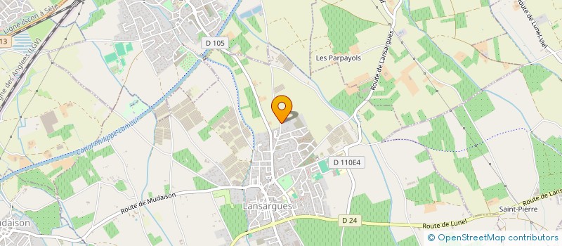 localisation de l'entreprise MADAME PAULINE GARCIA  LANSARGUES