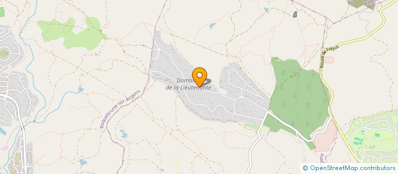 localisation de l'entreprise MADAME PAULINE GARCIN  PUGET-SUR-ARGENS