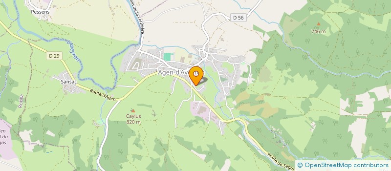 localisation de l'entreprise MADAME PAULINE GARRIGUES à AGEN-D'AVEYRON