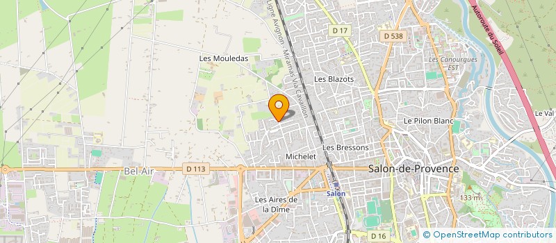 localisation de l'entreprise MADAME PAULINE GASPARI à SALON-DE-PROVENCE