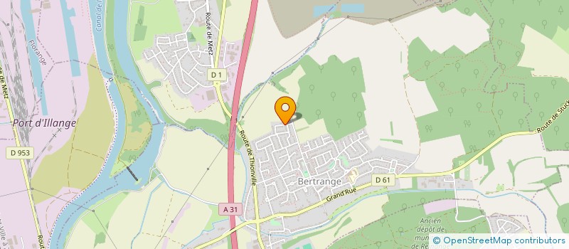 localisation de l'entreprise MADAME PAULINE GASS  BERTRANGE