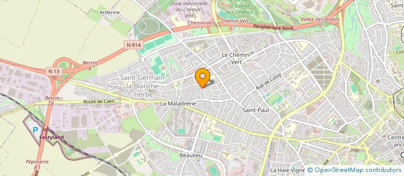 localisation de l'entreprise MADAME PAULINE GASSAMA à CAEN