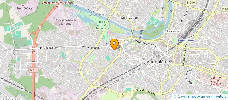 localisation de l'entreprise MADAME PAULINE GAUTHIER à ANGOULEME