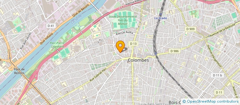 localisation de l'entreprise MADAME PAULINE GAUTIER à COLOMBES