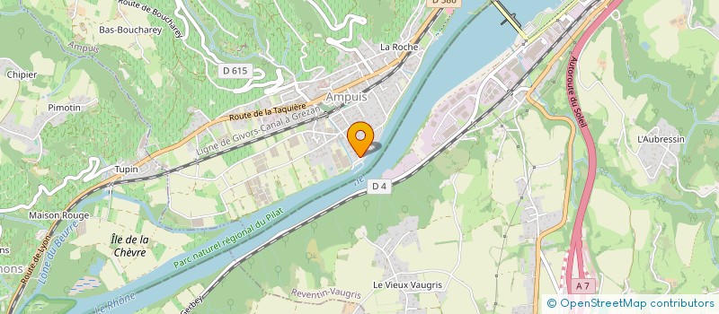 localisation de l'entreprise MADAME PAULINE GAY  AMPUIS