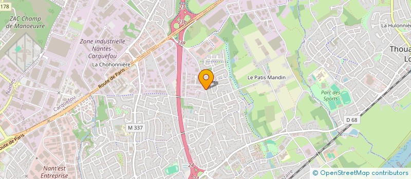 localisation de l'entreprise MADAME PAULINE GENESTIER  SAINTE-LUCE-SUR-LOIRE