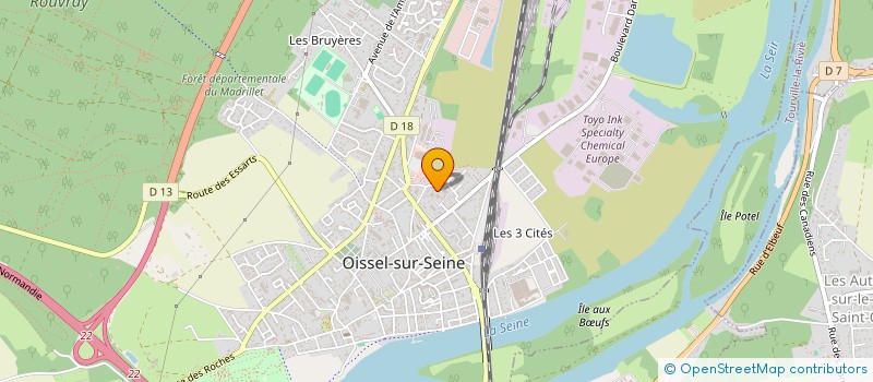 localisation de l'entreprise MADAME PAULINE GERMAIN  OISSEL