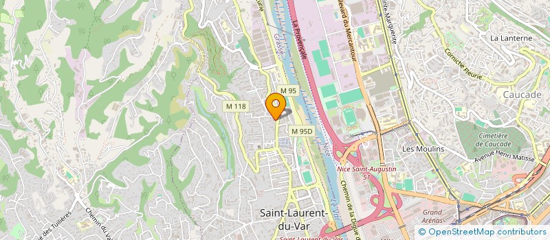 localisation de l'entreprise MADAME PAULINE GIBELIN à SAINT-LAURENT-DU-VAR