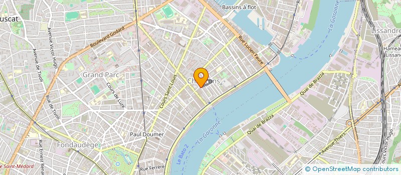 localisation de l'entreprise MADAME PAULINE GIBERT  BORDEAUX