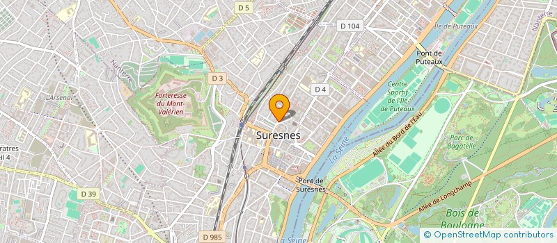 localisation de l'entreprise MADAME PAULINE GIBON à SURESNES