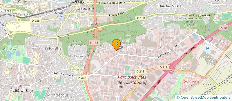 localisation de l'entreprise MADAME PAULINE GILBERT à ORSAY