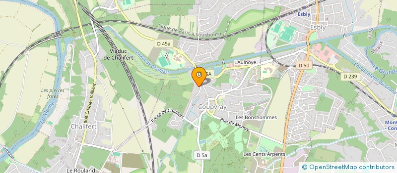 localisation de l'entreprise MADAME PAULINE GIOFFREDY  COUPVRAY