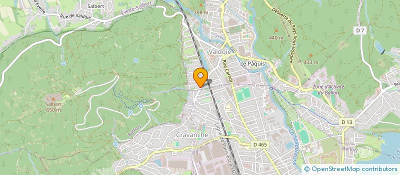 localisation de l'entreprise MADAME PAULINE GIOVANNONI  BART