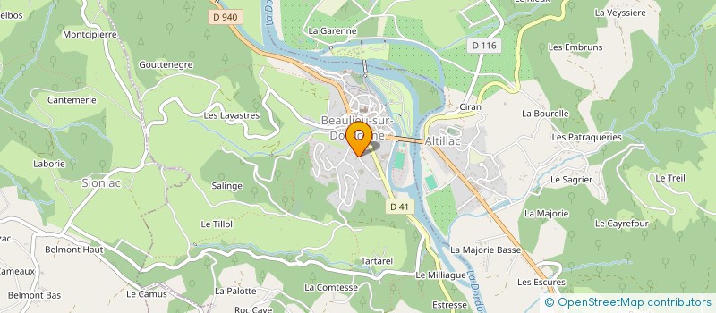 localisation de l'entreprise MADAME PAULINE GIRAC à BEAULIEU-SUR-DORDOGNE