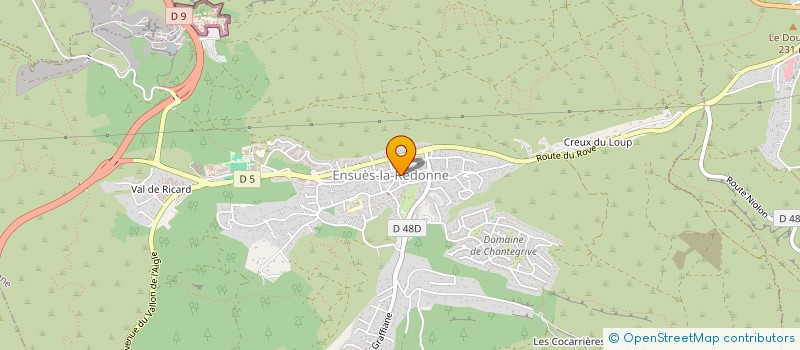 localisation de l'entreprise MADAME PAULINE GIRARD  ENSUES-LA-REDONNE