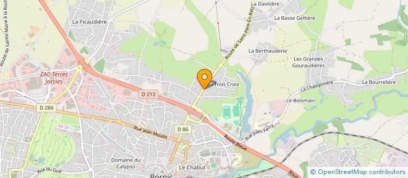 localisation de l'entreprise MADAME PAULINE GIRAUD  PORNIC