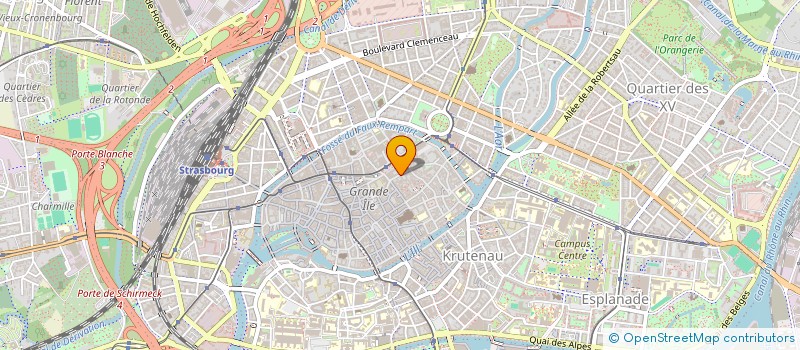 localisation de l'entreprise MADAME PAULINE GIUDICI à STRASBOURG
