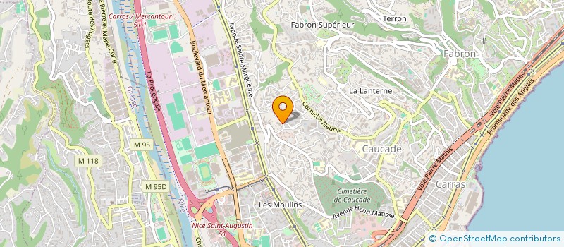 localisation de l'entreprise MADAME PAULINE GIULIANO à NICE