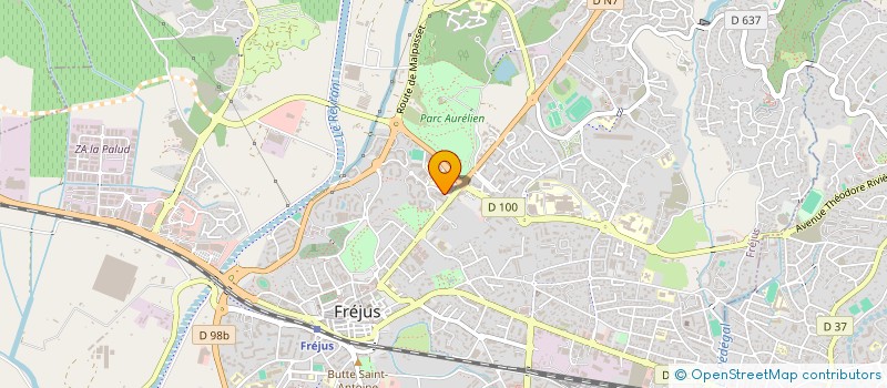 localisation de l'entreprise MADAME PAULINE GLACHET à FREJUS