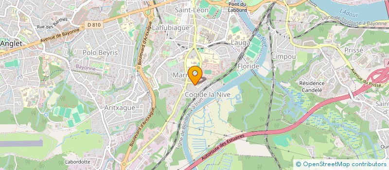 localisation de l'entreprise MADAME PAULINE GODARD  BAYONNE