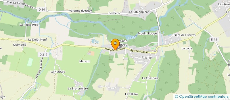 localisation de l'entreprise MADAME PAULINE GODEFROY  SACHE