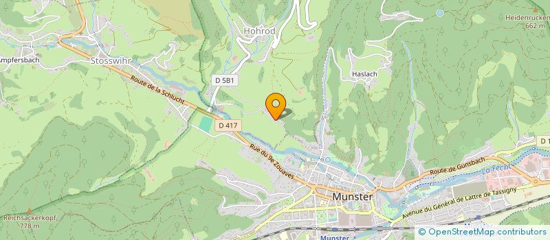 localisation de l'entreprise MADAME PAULINE GOEHRY  HOHROD