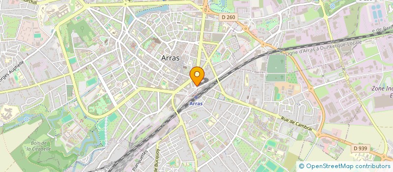 localisation de l'entreprise MADAME PAULINE GOLOS à ARRAS