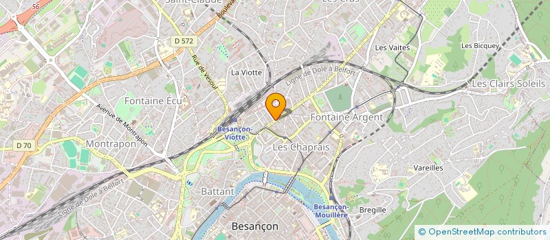 localisation de l'entreprise MADAME PAULINE GOMONT  BESANCON