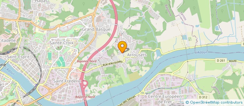 localisation de l'entreprise MADAME PAULINE GORET à BAYONNE