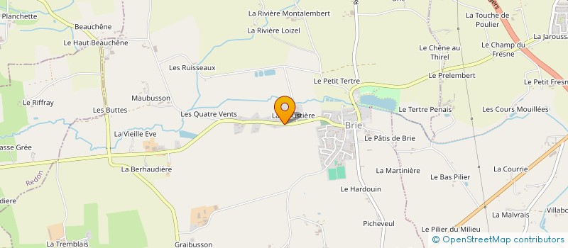 localisation de l'entreprise MADAME PAULINE GORON à BRIE