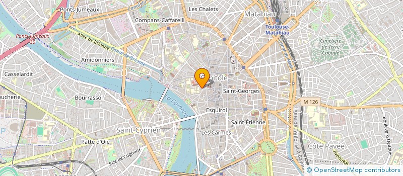 localisation de l'entreprise MADAME PAULINE GOUCHET  TOULOUSE