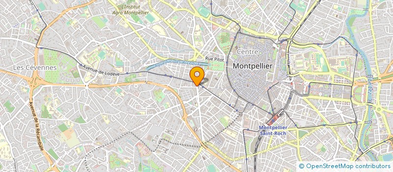 localisation de l'entreprise MADAME PAULINE GOUDOT à MONTPELLIER