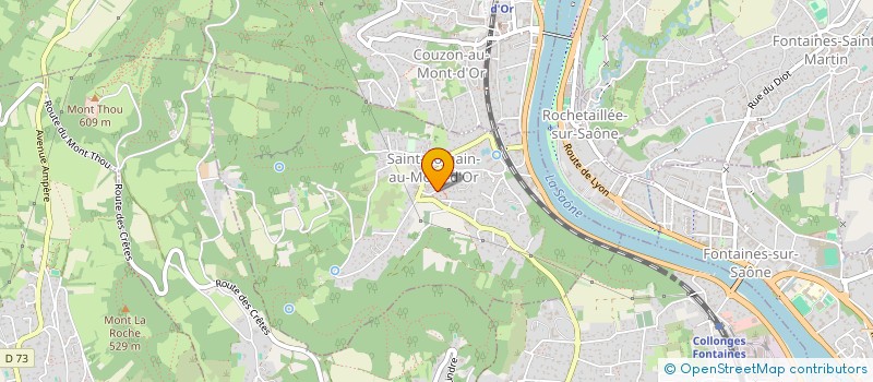 localisation de l'entreprise MADAME PAULINE GOUIN  SAINT-ROMAIN-AU-MONT-D'OR