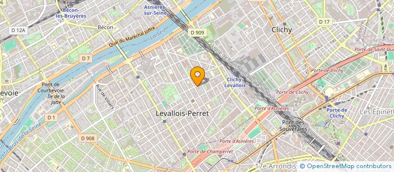 localisation de l'entreprise MADAME PAULINE GOULFIER à LEVALLOIS-PERRET