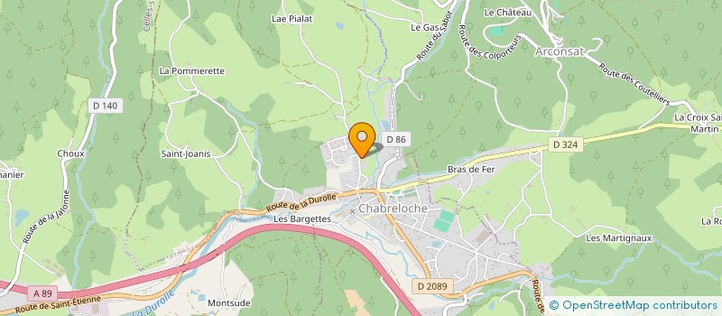 localisation de l'entreprise MADAME PAULINE GOUTORBE  CHABRELOCHE