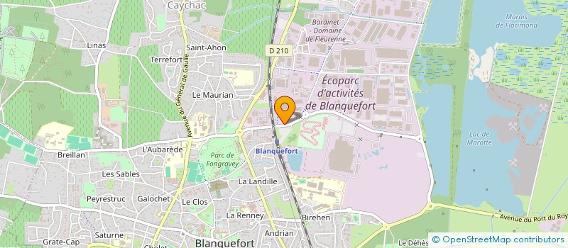localisation de l'entreprise MADAME PAULINE GOUYET à BLANQUEFORT