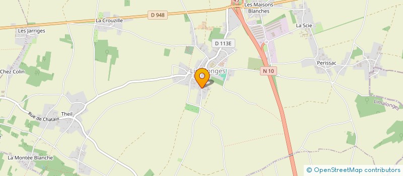 localisation de l'entreprise MADAME PAULINE GRACE  LIMALONGES