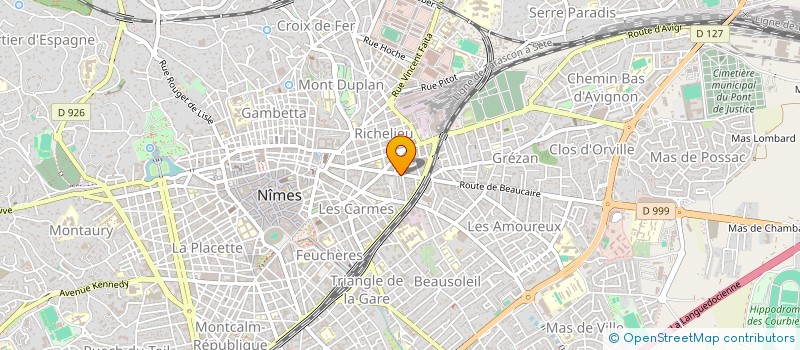 localisation de l'entreprise MADAME PAULINE GRAF  NIMES