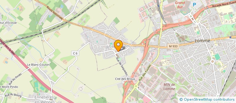 localisation de l'entreprise MADAME PAULINE GRAPA  BAGNOLET