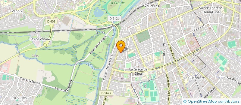 localisation de l'entreprise MADAME PAULINE GRARD à CAEN